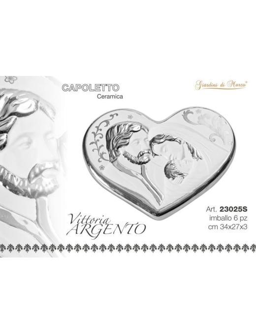 VITTORIA SILVER CAPOLETTO 34x27 CENTIMETRI