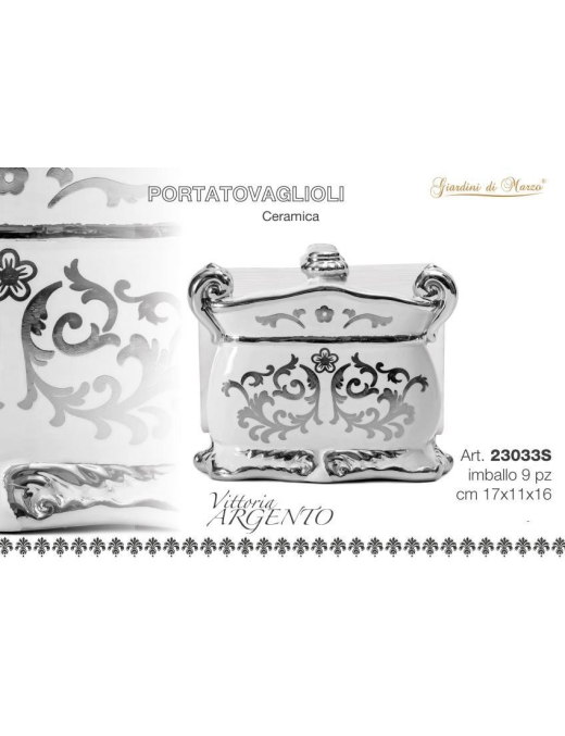 VITTORIA SILVER PORTATOVAGLIOLI