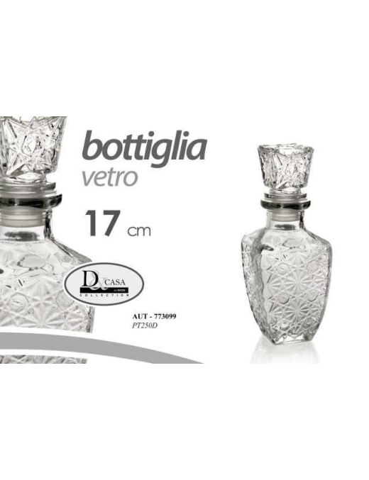BOTTIGLIA QUADRA VETRO 250ml