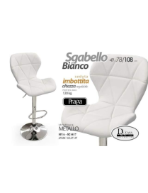 SGABELLO BIANCO 37x49x78