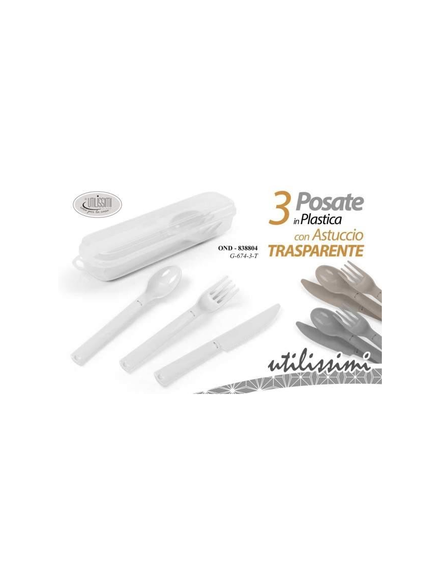 CONTAINER AND 3 CUTLERY