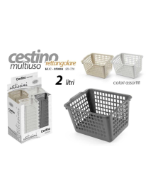 CESTINO FORATO RETTANGOLARE 20x15x11