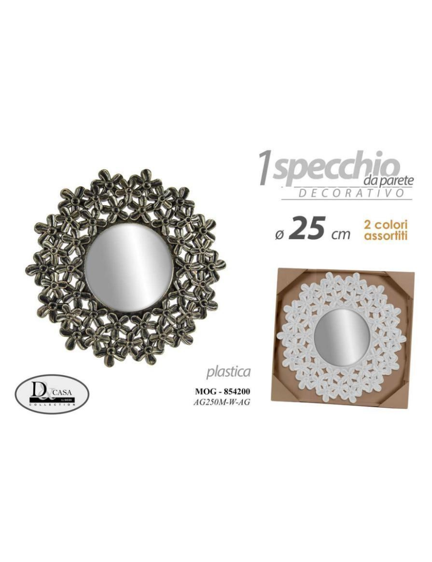MIRROR 25cm ASSORTED