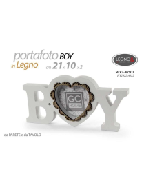 WOODEN PHOTO HOLDER 21x10 BOY