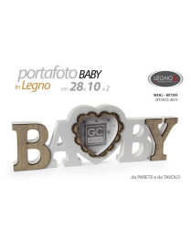 PORTA FOTO LEGNO 28x10 BABY