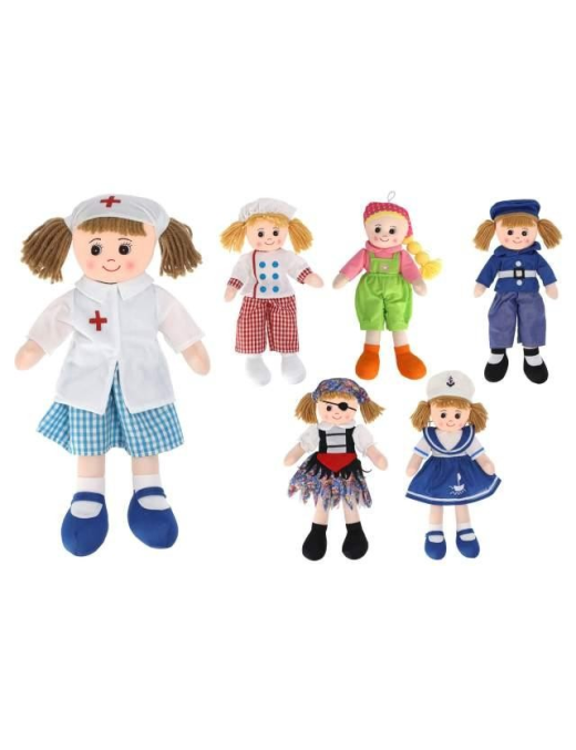 W TOY BAMBOLA STOFFA 50cm PROFESSIONI 42