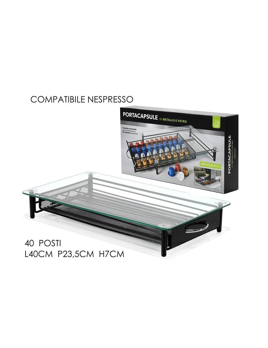 CAPSULE HOLDER 40x23.5x7 CENTIMETERS