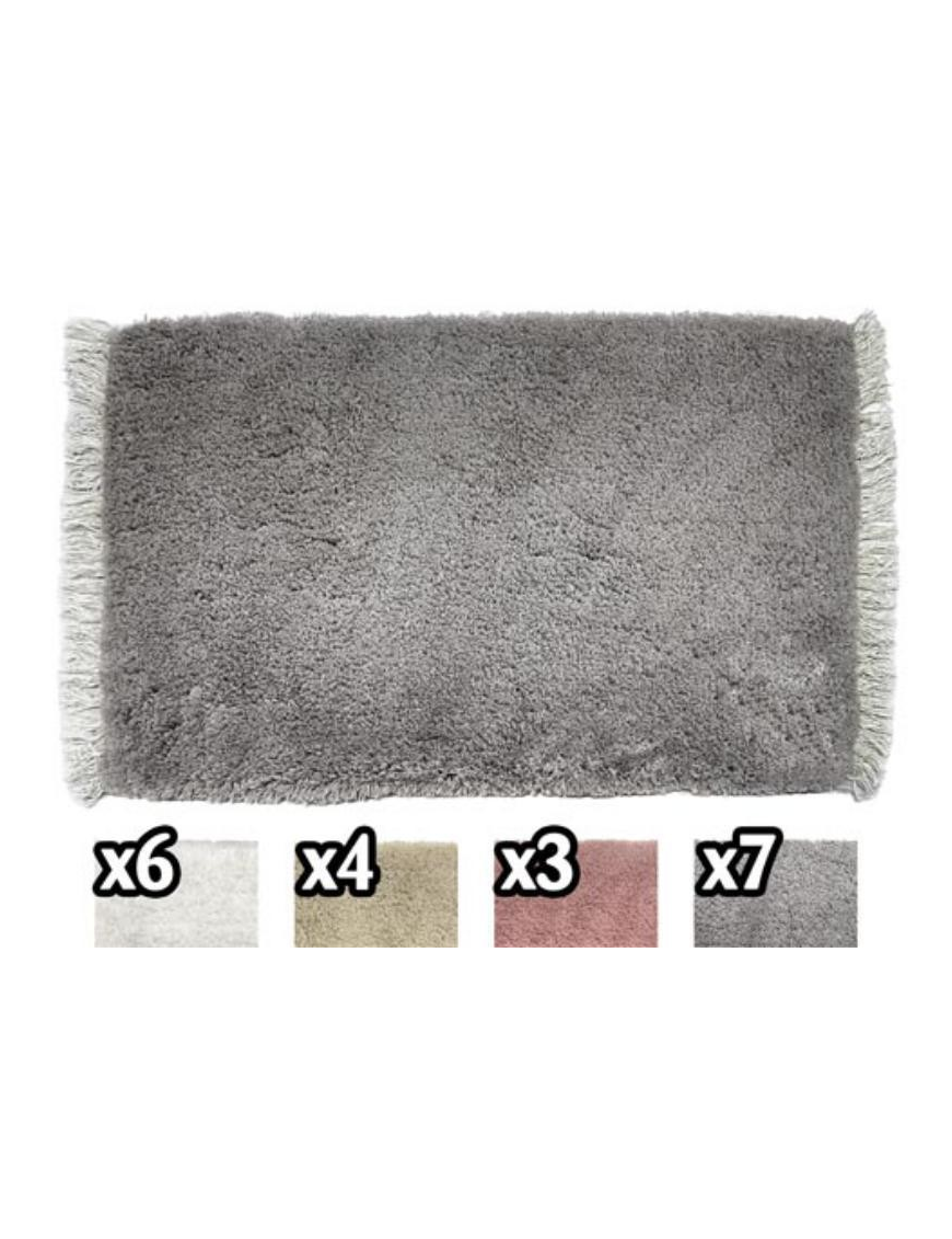 TAPPETO SOPHIE CON FRANGE 50x80 CENTIMETRI ASSORTITO