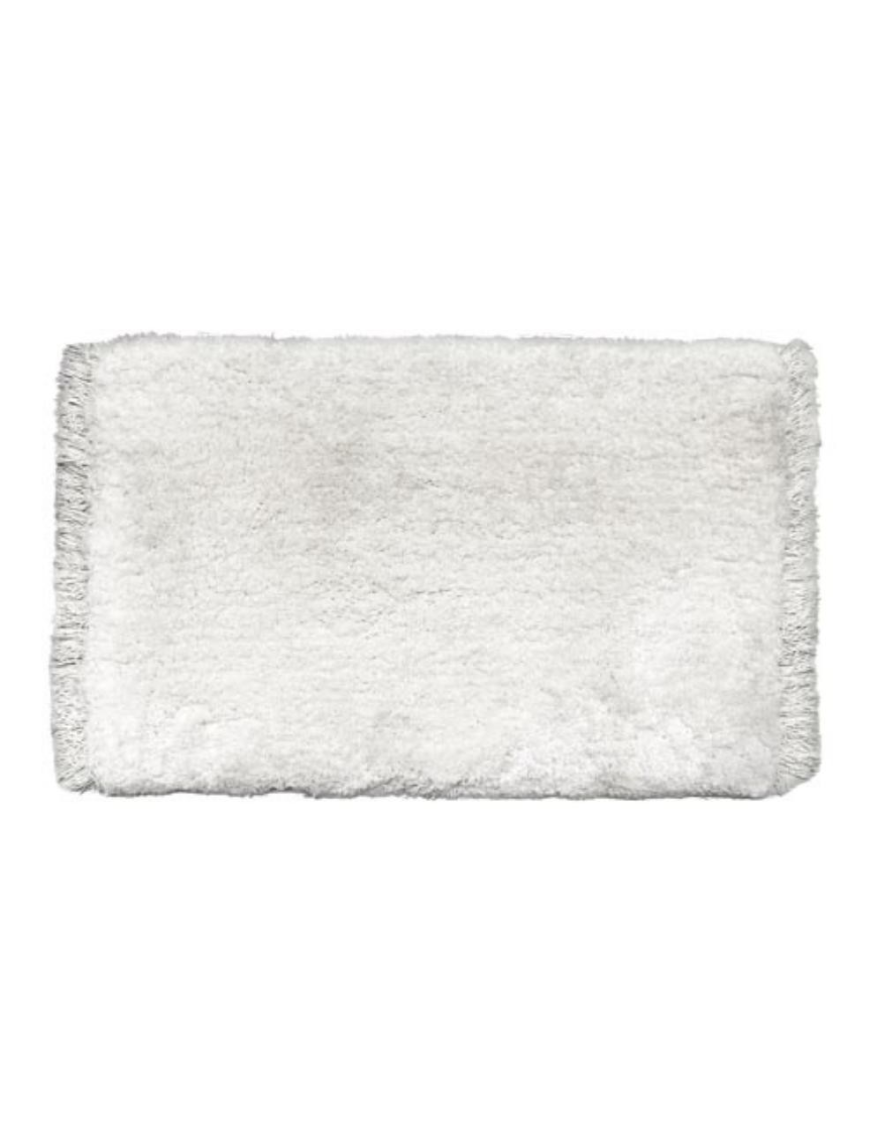 TAPPETO SOPHIE CON FRANGE 90x150 CENTIMETRI CREMA