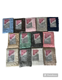 PAIR OF PILLOWCASES WITH RUFFLES 50x80 CENTIMETERS
