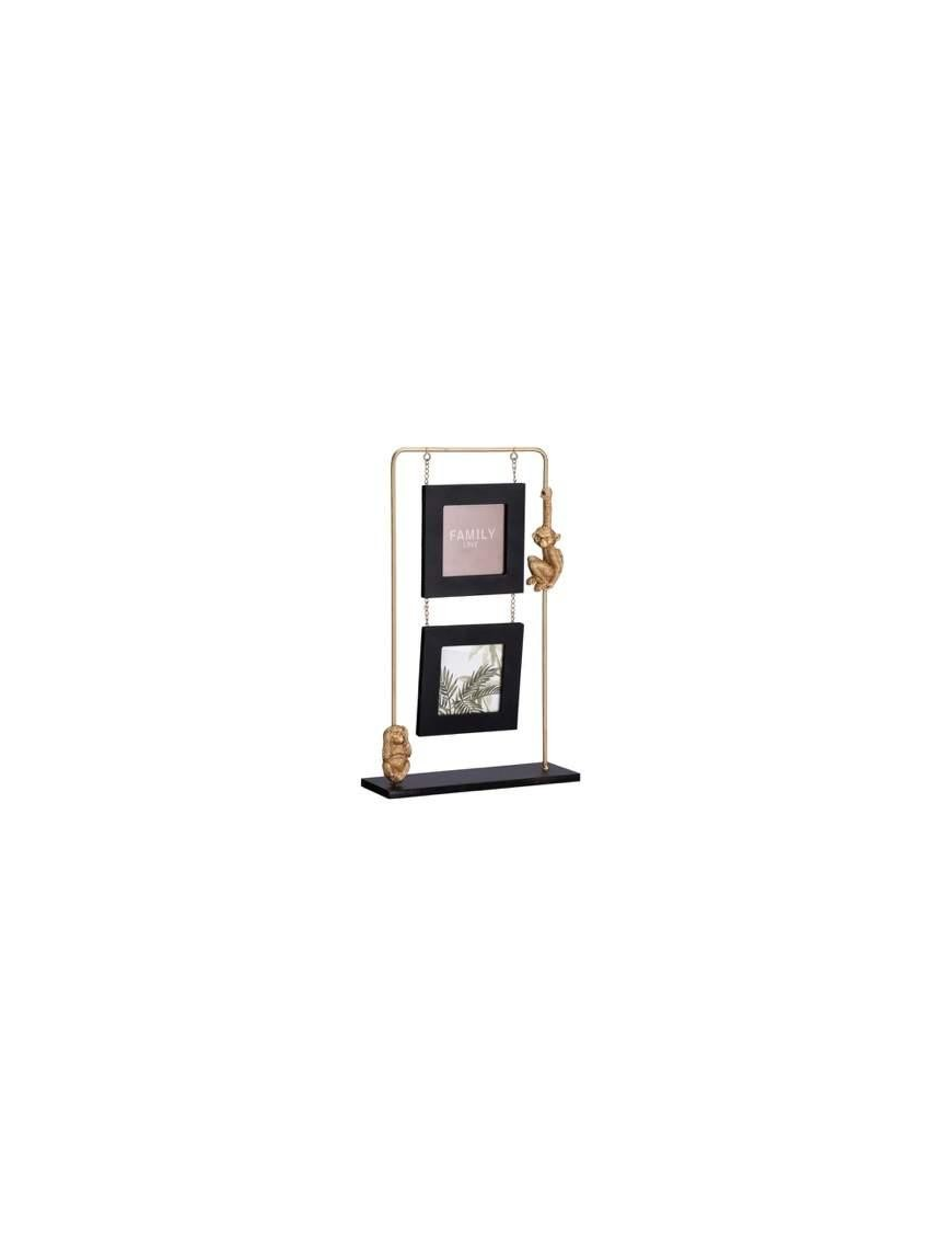 PORTA FOTO MDF+SCIMMIA 2 POSTI 21x7x34 CENTIMETRI
