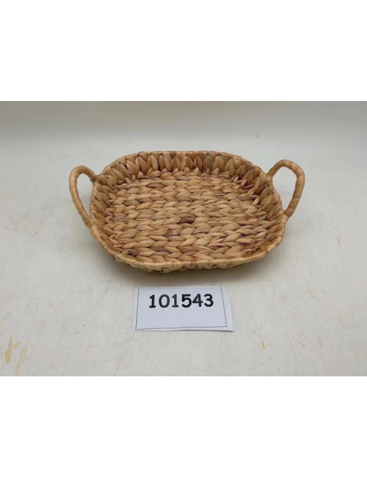 OVAL HYACINTH TRAY 31x23x10 CENTIMETERS