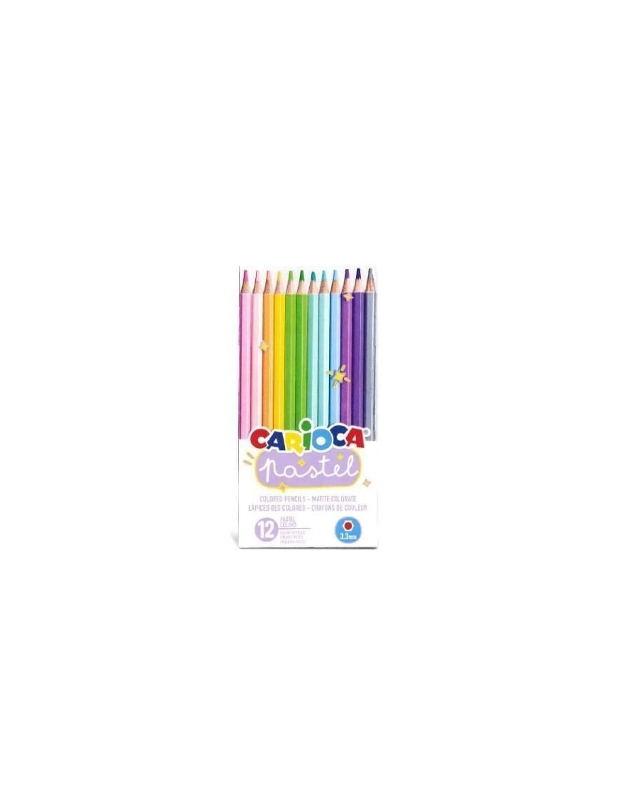 CARIOCA PASTEL PENCILS 12 pieces