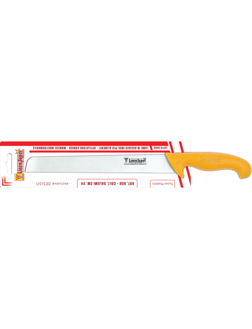 COLTELLO SALUMI LAMA SATINATA
