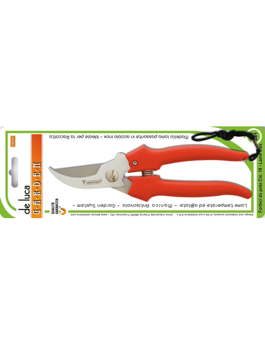 LINEA GARDEN FORBICI DA RACCOLTO MANICO IN PLASTICA