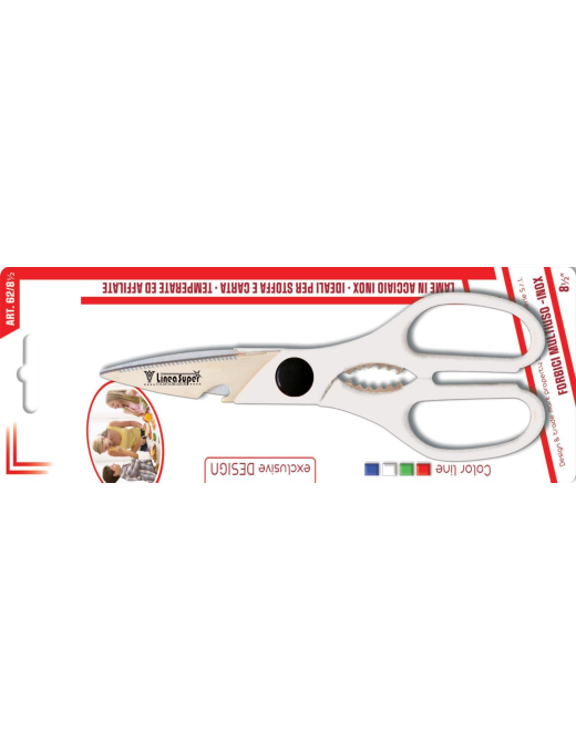 FORBICI MULTIUSO PLASTICA INOX