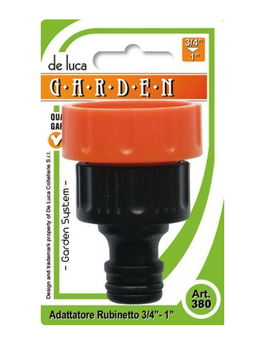 LINEA GARDEN ADATTATORE RUBINETTO DA 3/4 POLLICE+1 POLLICE