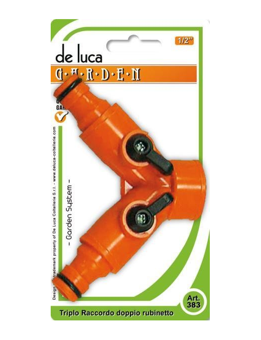 LINEA GARDEN TRIPLO ACCORDO CON DOPPIO RUBINETTO