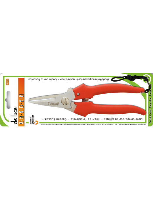LINEA GARDEN FORBICI DA RACCOLTO IN ACCIAIO INOX