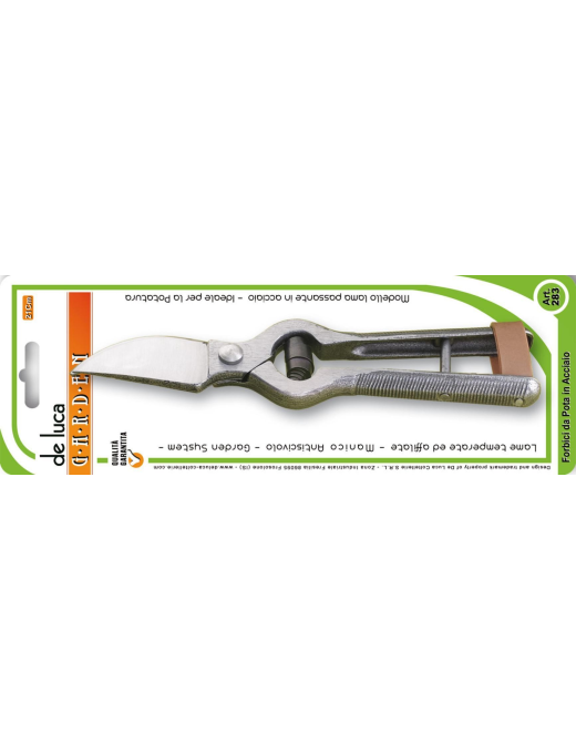 LINEA GARDEN FORBICI POTA ACCIAIO 21 CENTIMETRI