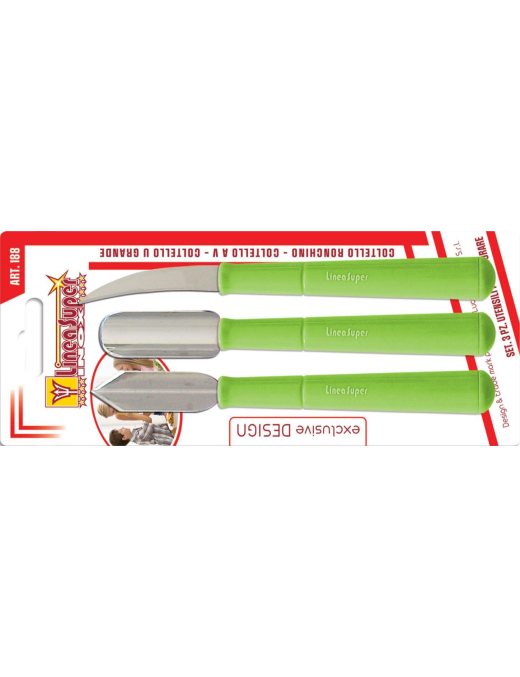 DECORATING TOOLS 3 PIECES WIDE BLADE