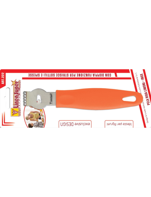 STAINLESS STEEL LEMON PEELER AND SCRATCH