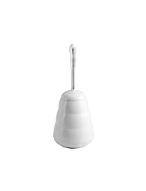 WHITE BOMBOLO BRUSH HOLDER