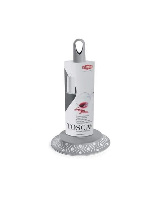 TOSCA GRAY LINE KITCHEN ROLL HOLDER diameter 17cm