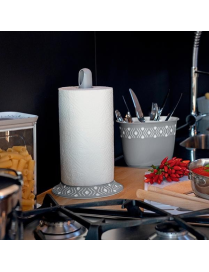 TOSCA GRAY LINE KITCHEN ROLL HOLDER diameter 17cm