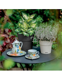 VASO ETHICA diametro 30 GESSO CON RISERVA ACQUA