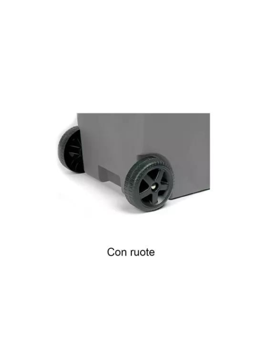 URBAN ECO PEDAL WASTE BIN 60lt GRAY