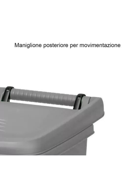 URBAN ECO PEDAL WASTE BIN 60lt GRAY