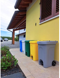 URBAN ECO PEDAL WASTE BIN 60lt GREEN