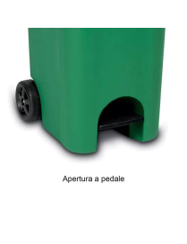 URBAN ECO PEDAL WASTE BIN 60lt GREEN
