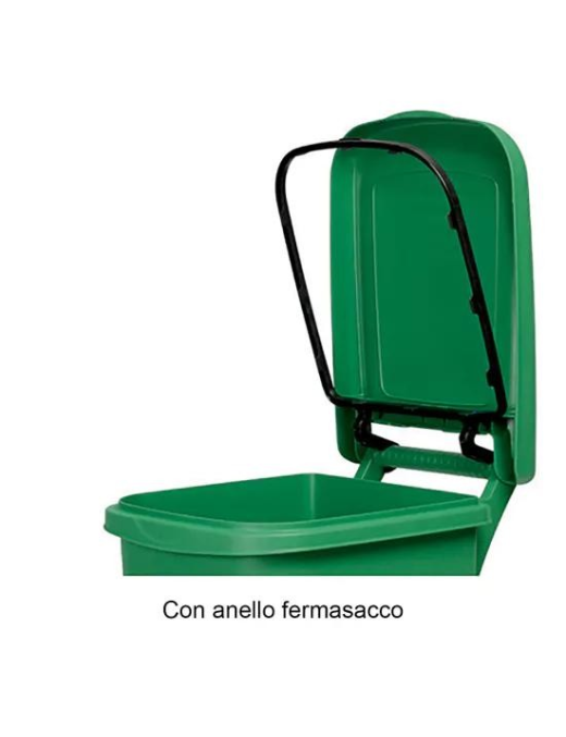 URBAN ECO PEDAL WASTE BIN 60lt GREEN