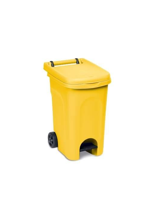 URBAN ECO PEDAL WASTE BIN 60lt YELLOW