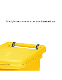 URBAN ECO PEDAL WASTE BIN 60lt YELLOW
