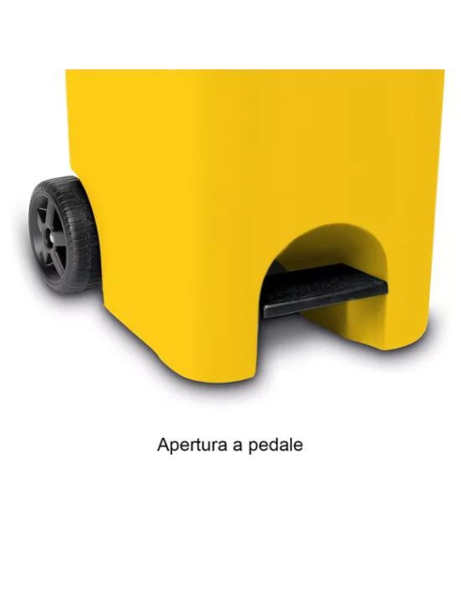 URBAN ECO PATTUMIERA PEDALE 60lt GIALLO