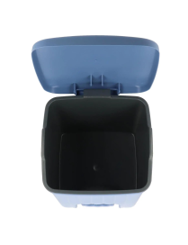 SQUARE PEDAL WASTE BIN LT4.5 BLUE
