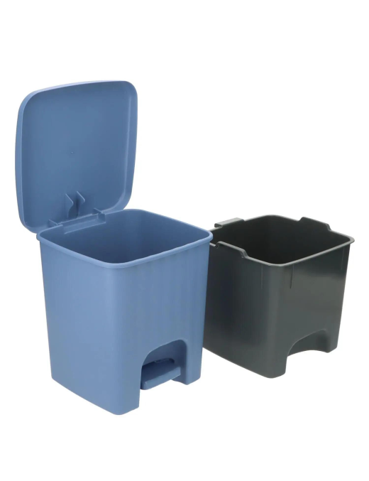 PATTUMIERA QUADRA PEDALINA LT4,5 BLU