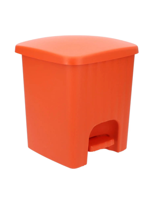PATTUMIERA QUADRA PEDALINA LT4,5 ARANCIO