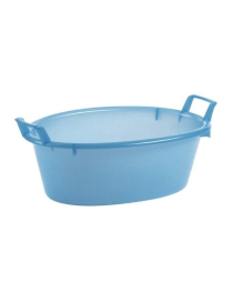 BACINELLA OVALE 45cm 12lt AZZURRA