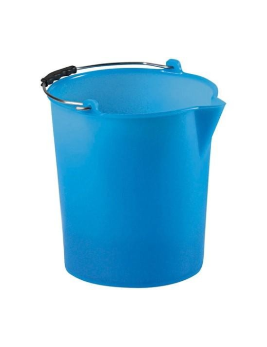 SECCHIO CON BECCO diametro 32cm 17lt AZZURRO