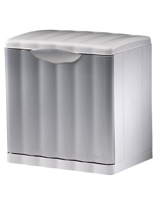 GRAY WASTE BIN 40x30x40cm