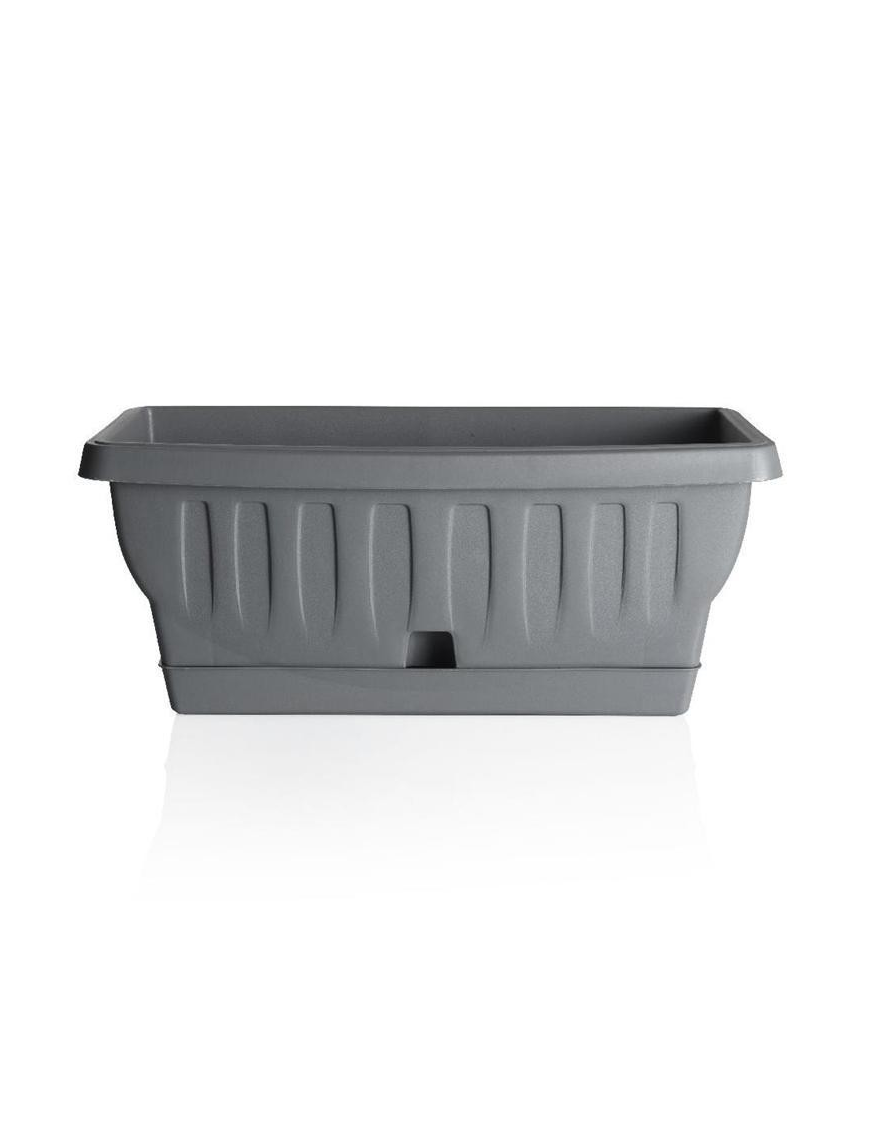 NATURA PLANTER 20cm GRAY
