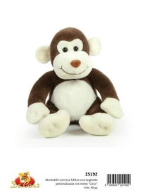 MORBIDELLI SCIMMIETTA PELUCHE 20 CM