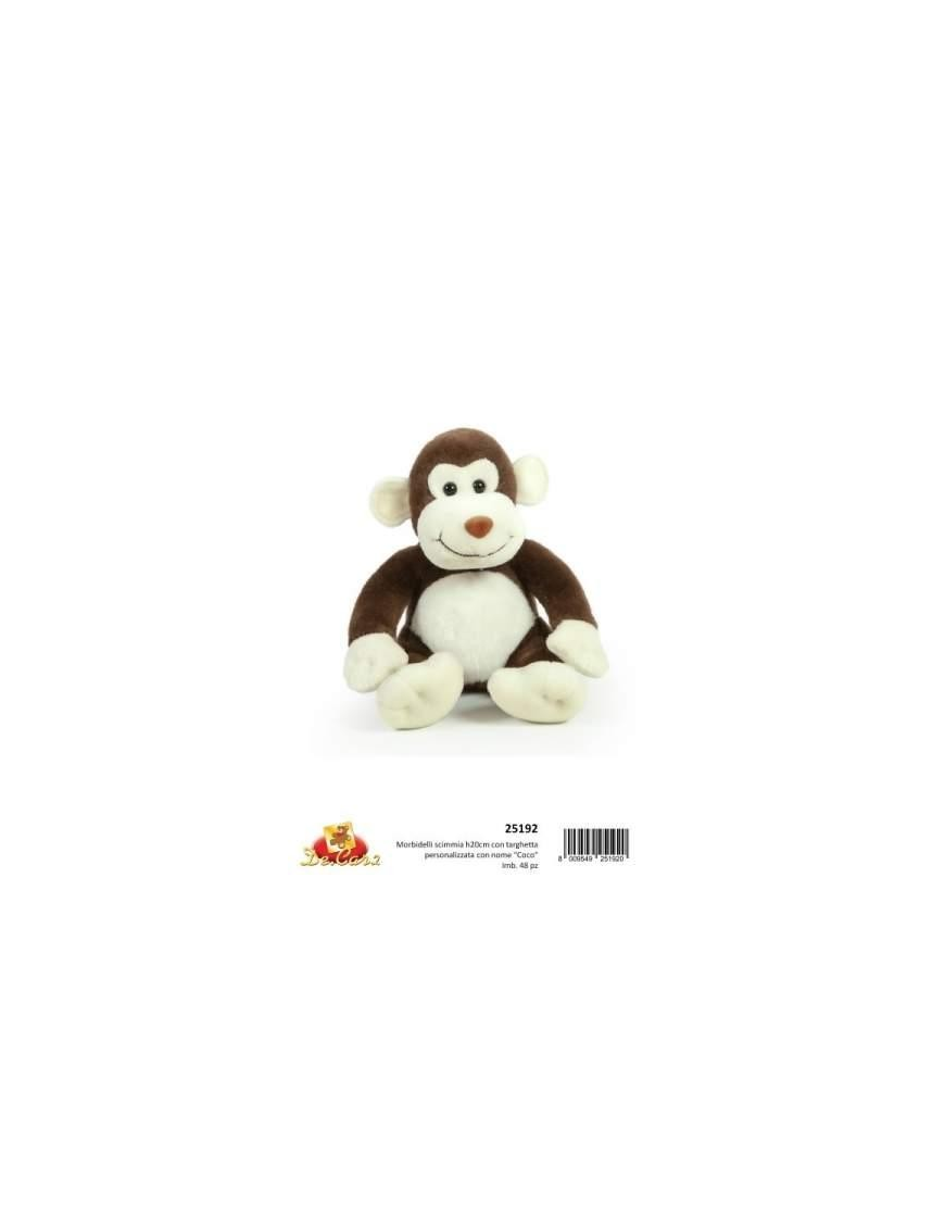 MORBIDELLI SCIMMIETTA PELUCHE 20 CM