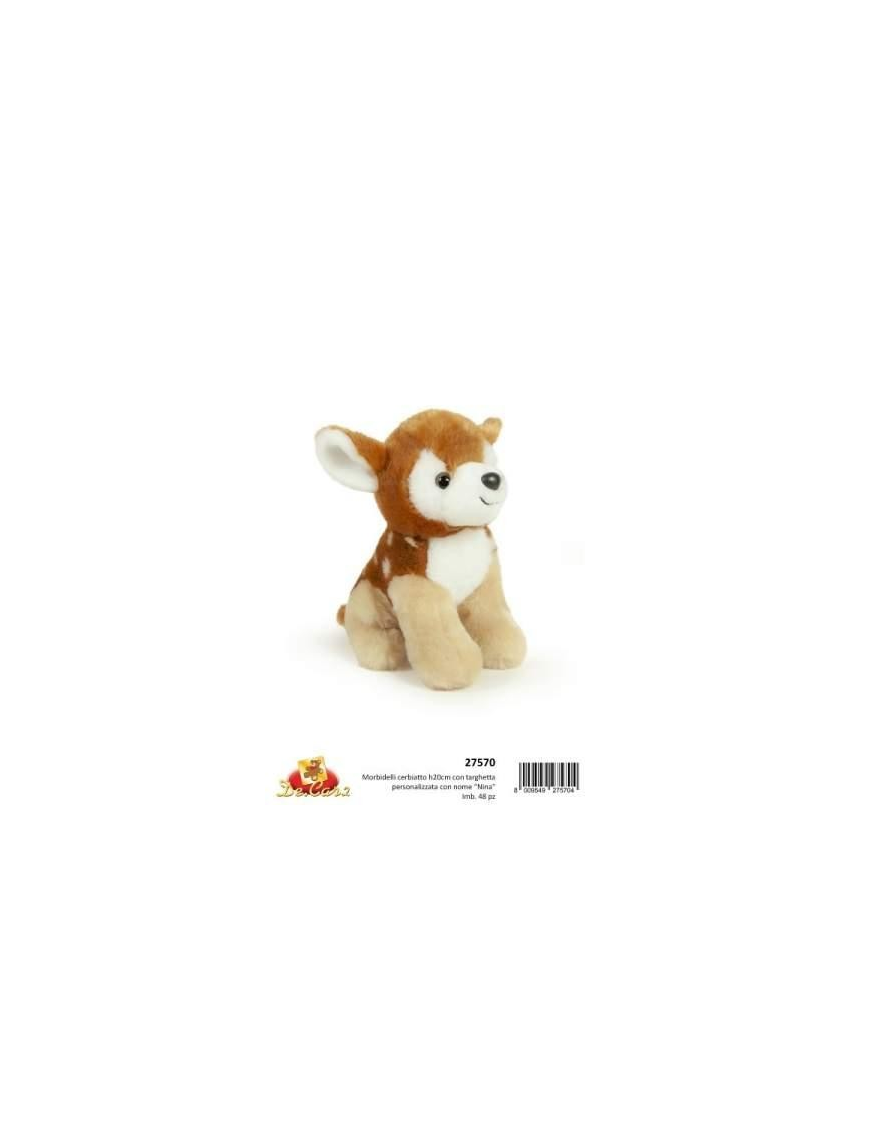 MORBIDELLI CERBIATTO PELUCHE 20 CM