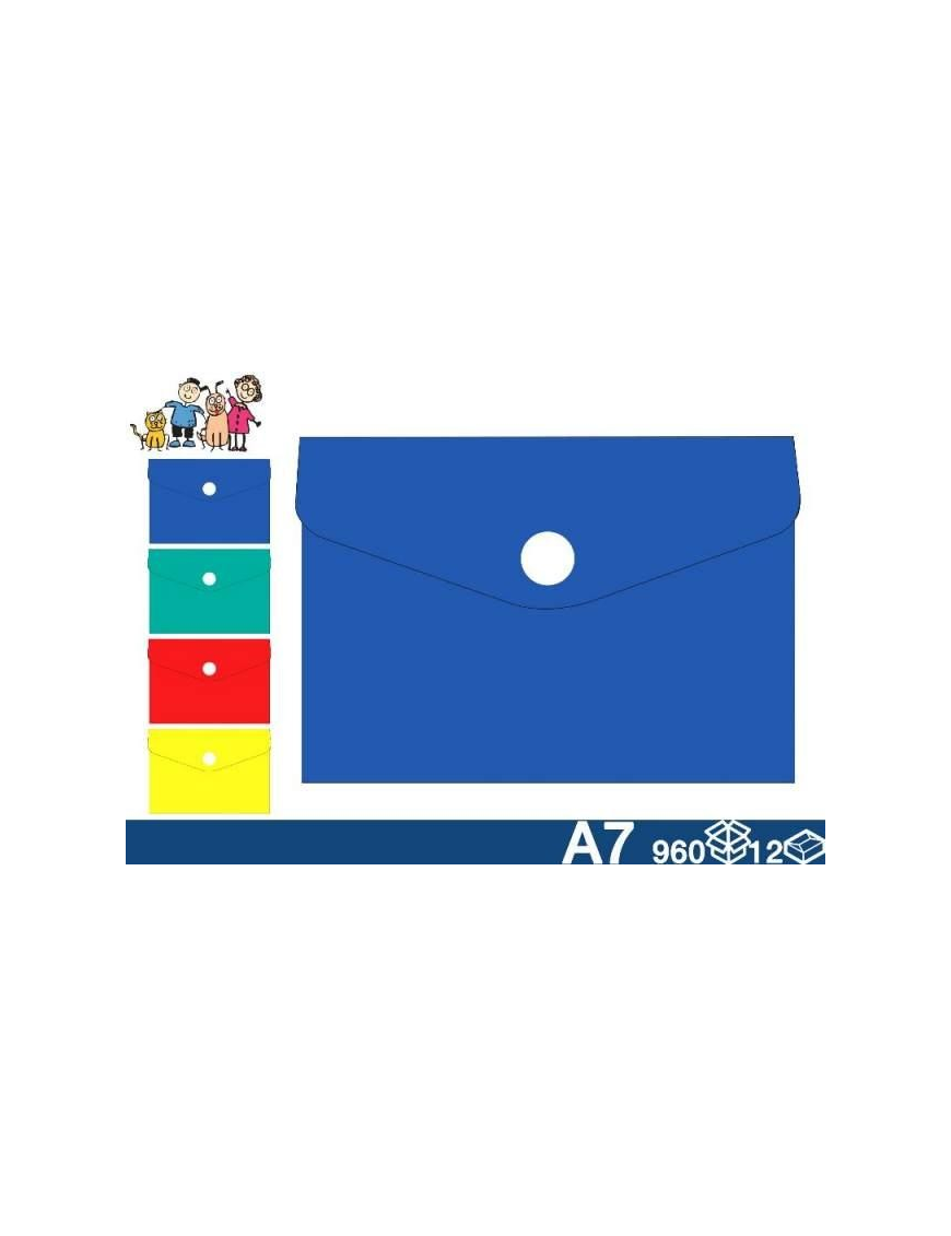 SINGLE COLOR DOCUMENT ENVELOPE 11x8 A7