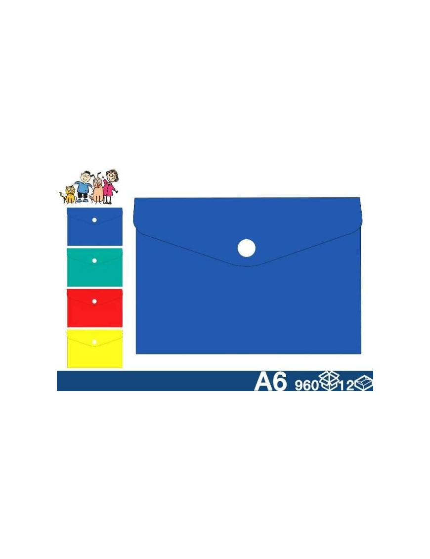 SINGLE COLOR DOCUMENT ENVELOPE 15x11 A6